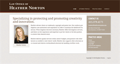 Desktop Screenshot of heathernortonlaw.com